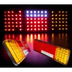 Set 2 Lampi Auto LED Stop Flexon, Universale, 4 Functii, Remorca, Camion, Trailer, 24V