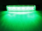 LED pentru semnalizarea dimensiunilor alimentat la curent 12V forma peste culoare VERDE