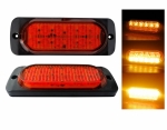 Lampa LED Stroboscopica Flexzon, 12 LED-uri, Galbena, 12-24V