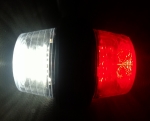 LED Lampa Laterala Flexzon, Pentru Gabarit, Potrivit Pentru Amplasarea Oglinzii, Rosu si Alb