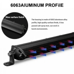 Led Bar Flexzon, 13500lm, 78cm, 270W, 90 LED, Ultra Slim - 3cm, 12V / 24V, Combo - Flood si Spot Beam, Suporti Prindere Inclusi