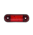 Lampa laterala Gabarit LED  - Rosu 3 LED-uri 12V-24V
