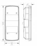 Lampа Auto Spate,5 Functii, Remorca, Camion, Trailer, 12V - 24V, Universale