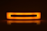 Indicator LED pentru gabarit Scania, cu priză, portocaliu, E-Mark, efect neon, 12V-24V