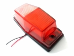 Lampă de semnalizare LED, indicator, semnal de întoarcere, 12 diode, 130mm, 12V - 24V, Camion, Tractor, Excavator, Mașini Agricole etc.