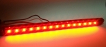 Indicator LED roșu cu diodă, cu 15 LED-uri pentru camion, remorcă, autobuz, furgonetă, rulotă, platformă 12 V-24 V