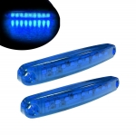 Led E-marker cu 9 LED-uri, albastru, pentru camion, remorca, autobuz, duba, rulota, platforma 12V