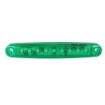 Led E-marker cu 9 LED-uri, verde, pentru camion, remorca, autobuz, duba, rulota, platforma 12V