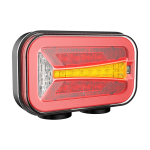Set Led stopuri Wireless cu magnet neon efect pentru platforma, remorcă, caravană etc. 12-24V 165x100x39.5 mm
