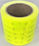 Banda reflectorizanta adeziva tip fagure, verde rola 5cm x 5m