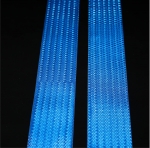 Banda reflectorizanta adeziva tip fagure, albastru rola 5cm x 5m