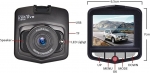 Camera Auto De Bord Full HD, card de memorie Micro SD 1080, 32 GB, 6,5 x 7 cm 12/24V