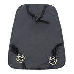 Organizator auto universal pentru scaun din Piele Ecologica, 60 x 40 cm, pentru a proteja de murdarie spatarul scaunului din fata, dar si pentru organizare obiectelor din masina, Negru