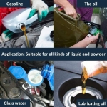 Palnie auto, pentru ulei si benzina, lungime tub 36 cm, plasa filtru pentru a nu permite intrarea impuritatilor