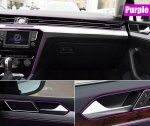Banda Decorativa Auto Interior, 5 m, violet