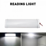 Lampă LED interior, 28 cm, lumină albă, 12V, pentru mașini, autobuze, furgonete, rulote, camping, acasă sau birou