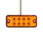 Indicator LED, marker 99-40 mm 24V, portocale