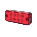 Indicator LED, marker 99-40 mm 24V, rosu
