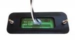 Indicator LED, marker 100-40 mm 12-24V, alb