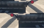 Set de 2 bucăți de lumini laterale LED cu rotație pentru camioane, remorci, platforme, caravane și altele, cu tensiune de alimentare 12-24V, alb-roșu