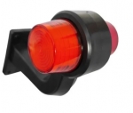 Set de 2 markeri LED cu efect de neon pentru camioane, tiruri, remorci și platforme, 12V - 24V, portocaliu și roșu, 170 x 50 mm
