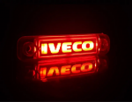 LED Lumină laterală de gabarit 24V IVECO, Rosu