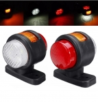 Set de 2 bucăți LED lumini de poziție, cornuri de poziție la 12V, cu trei lumini alb-galben-roșu