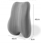 Perne ortopedice anatomice pentru sprijin lombar din spumă de memorie pentru dureri de spate și de mijloc.