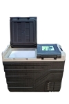 Frigider auto cu compresor SMART 50 L cu 2 compartimente, 12-24 V cu display LCD si Bluetooth, congelator -20°C, 60 W