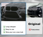 Grile duble pentru BMW X5 X6 F15 F85 F16 F86 2014+ Luciu Negru