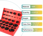 Set universal de 419 bucăți de inele O din cauciuc