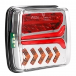 Lămpi de frână LED wireless cu magnet, pentru remorcă caravană camper sau trailer 12V - 24V