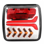 Lămpi de frână LED wireless cu magnet, pentru remorcă caravană camper sau trailer 12V - 24V