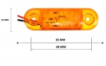 Led marker gabarit pentru camioane autobuz furgoneta remorca 12V galben