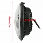 Halogen led universal cu fază scurtă / lunga semnalizator alb-galben 6500 lm pentru ATV SUV motocicletă camion tractor și altele  12V-24V