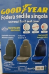 Husă universală pentru scaun singular, culoare albastră Goodyear, 1 BUC.