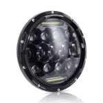 LED halogen Universal 7 inch 18 cm,  12V-24V faruri scurte/lungi cu lumini de zi DRL, alb, 4000lm pentru ATV, jeep, motocicletă, camion, tractor și altele