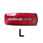 Set de stopuri LED stânga și dreapta 24V cu 8 funcții, potrivit pentru remorcă, rulotă, dubă, tir, camion Man