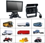 Camera Video Auto Marsarier cu ecran de 7 inch, suport și telecomandă, 18 LED-uri IR, calitate HD, 12-24V pentru mașină, furgon, camion, remorcă, SUV, autobuz și altele