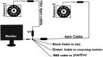 Camera Video Auto Marsarier cu ecran de 7 inch, suport și telecomandă, 18 LED-uri IR, calitate HD, 12-24V pentru mașină, furgon, camion, remorcă, SUV, autobuz și altele