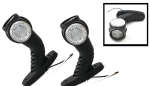 Set de 2 buc. Lumini LED tip semnalizatoare pentru camion, remorcă, TIR, microbuz, 12V-24V