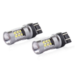 Becuri cu LED T20 W21/5W Canbus 3030 24SMD 12V-24V lumină albă, set 2 bucăți