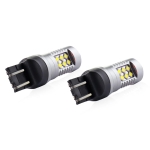 Becuri cu LED T20 W21/5W Canbus 3030 24SMD 12V-24V lumină albă, set 2 bucăți