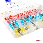 Set de 100 bucăți conectori termocontractabili pentru lipire conductori electrici, Multicolor