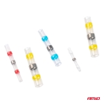 Set de 100 bucăți conectori termocontractabili pentru lipire conductori electrici, Multicolor