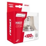 Becuri halogen H4 12V 60/55W LumiTec SILVER + 100% 5000K E1, set