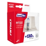 Becuri halogen H1 12V 55W LumiTec LIMITED +130% 4300K E1, set