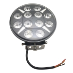 Far LED cu halogen alb portocaliu Ø 218 mm 12V 24V cu 12 diode pentru jeep, camion, tractor, excavator, utilaje agricole și altele.