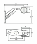 Semnalizator Lateral din Cauciuc pentru Camion TIR Remorcă, 130 mm, 12V-24V