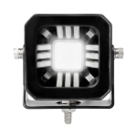 Far universal LED cu lumină albă + poziție roșie și portocalie DRL 12V - 24V E-mark pentru camion, tractor, ATV, jeep, utilaje agricole și alte vehicule.